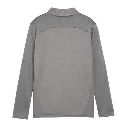 Grey - Back - Puma Childrens-Kids Quarter Zip Training Top