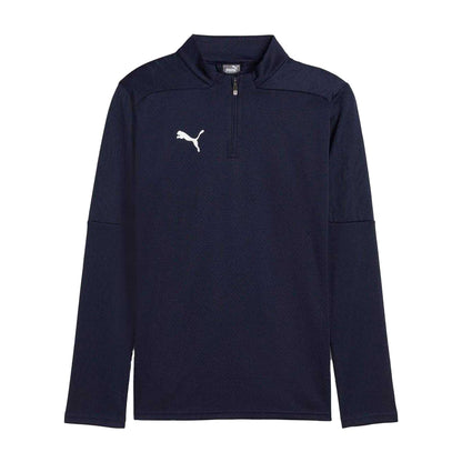 Navy - Front - Puma Childrens-Kids Quarter Zip Training Top