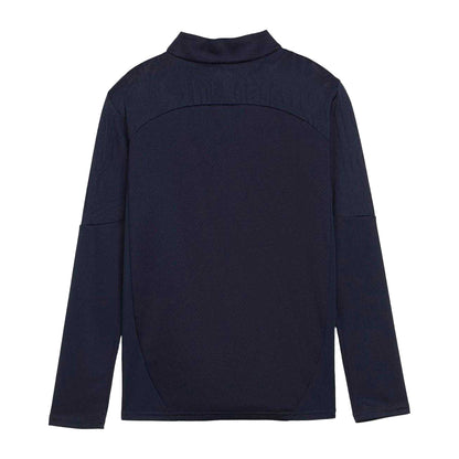 Navy - Back - Puma Childrens-Kids Quarter Zip Training Top