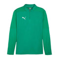 Green - Front - Puma Mens TeamFinal Quarter Zip Training Top