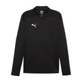 Black - Front - Puma Mens TeamFinal Quarter Zip Training Top