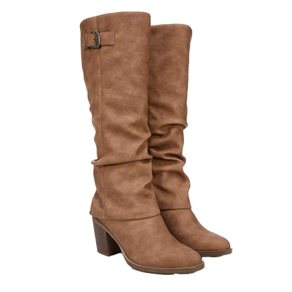 Tan - Front - Blowfish Malibu Womens-Ladies Carefree Knee-High Boots