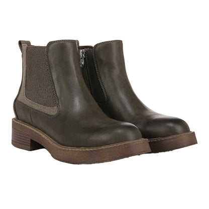 Olive - Close up - Blowfish Malibu Womens-Ladies Vera Chelsea Boots