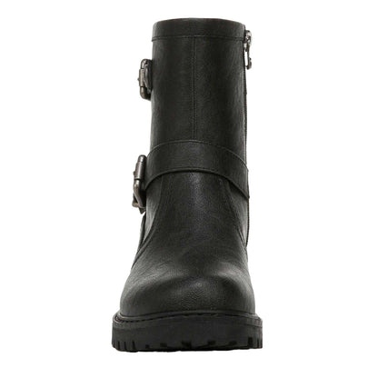 Black - Front - Blowfish Malibu Womens-Ladies Raydon Biker Boots