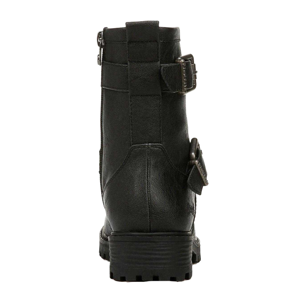 Black - Back - Blowfish Malibu Womens-Ladies Raydon Biker Boots