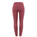 Red - Back - Adidas Womens-Ladies Yoga 7-8 Leggings