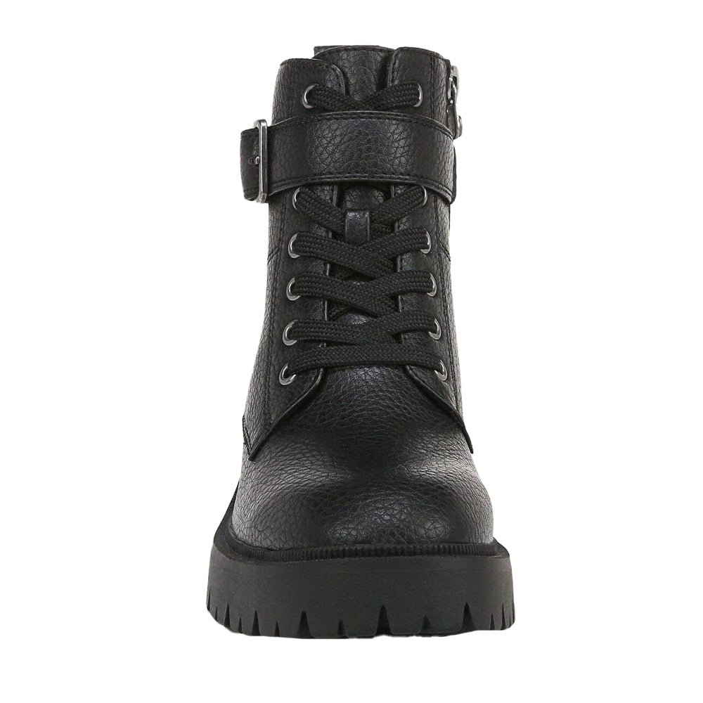 Black - Front - Blowfish Malibu Womens-Ladies Jagger Lace Up Ankle Boots