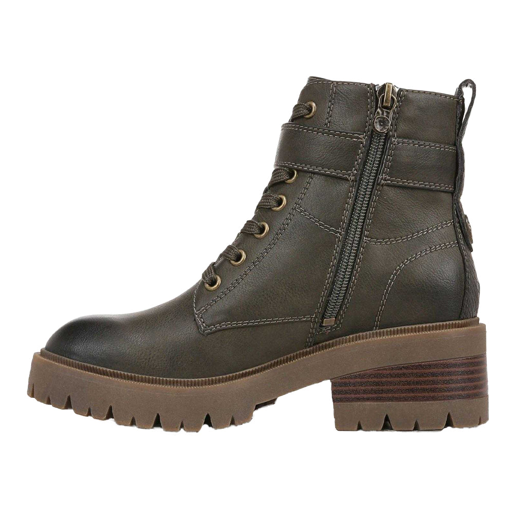 Olive - Lifestyle - Blowfish Malibu Womens-Ladies Jagger Lace Up Ankle Boots