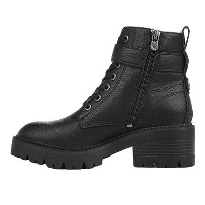 Black - Lifestyle - Blowfish Malibu Womens-Ladies Jagger Lace Up Ankle Boots