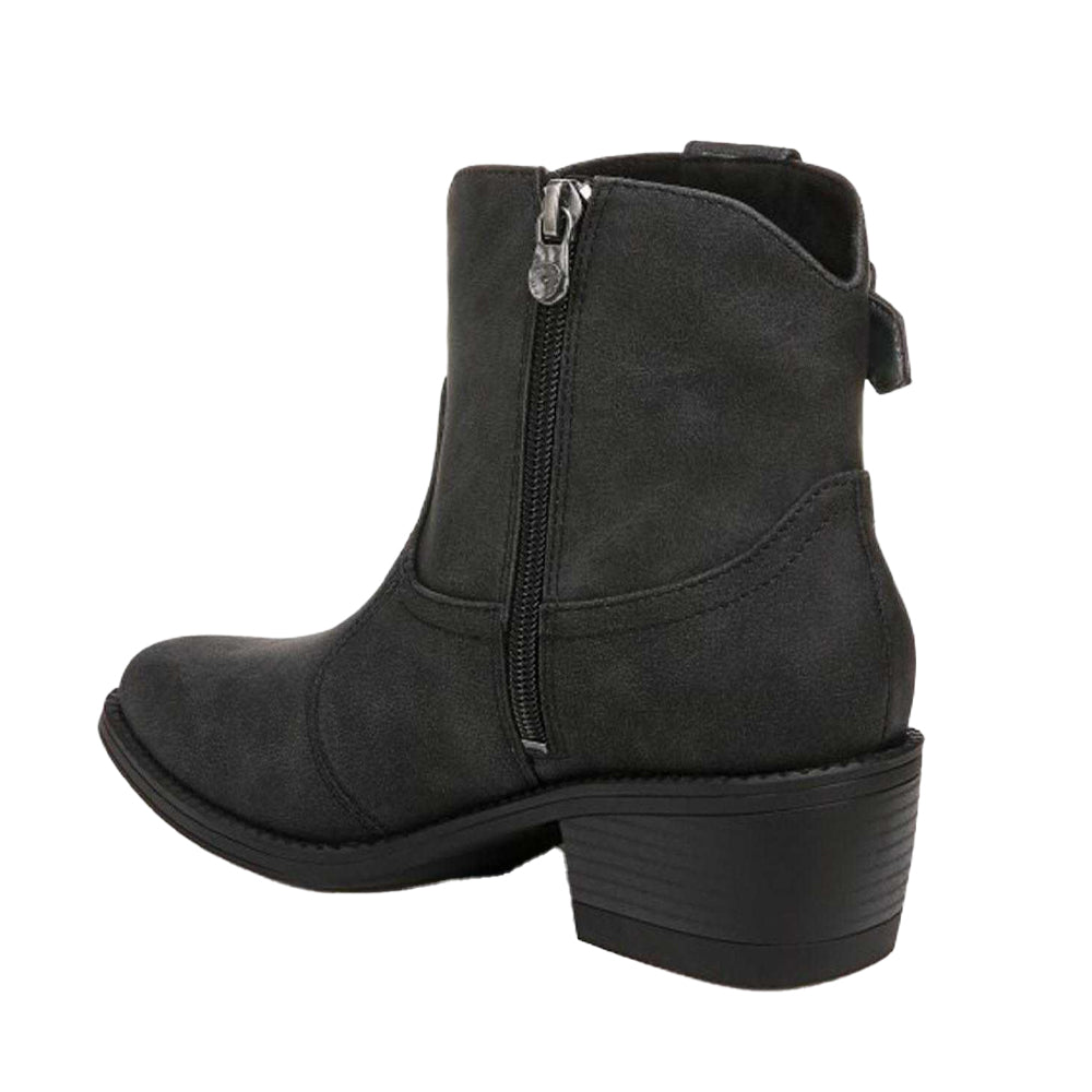 Black - Pack Shot - Blowfish Malibu Womens-Ladies Western Relaxed Fit Ankle Boots