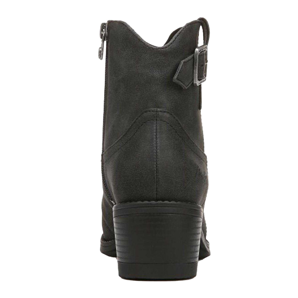 Black - Back - Blowfish Malibu Womens-Ladies Western Relaxed Fit Ankle Boots