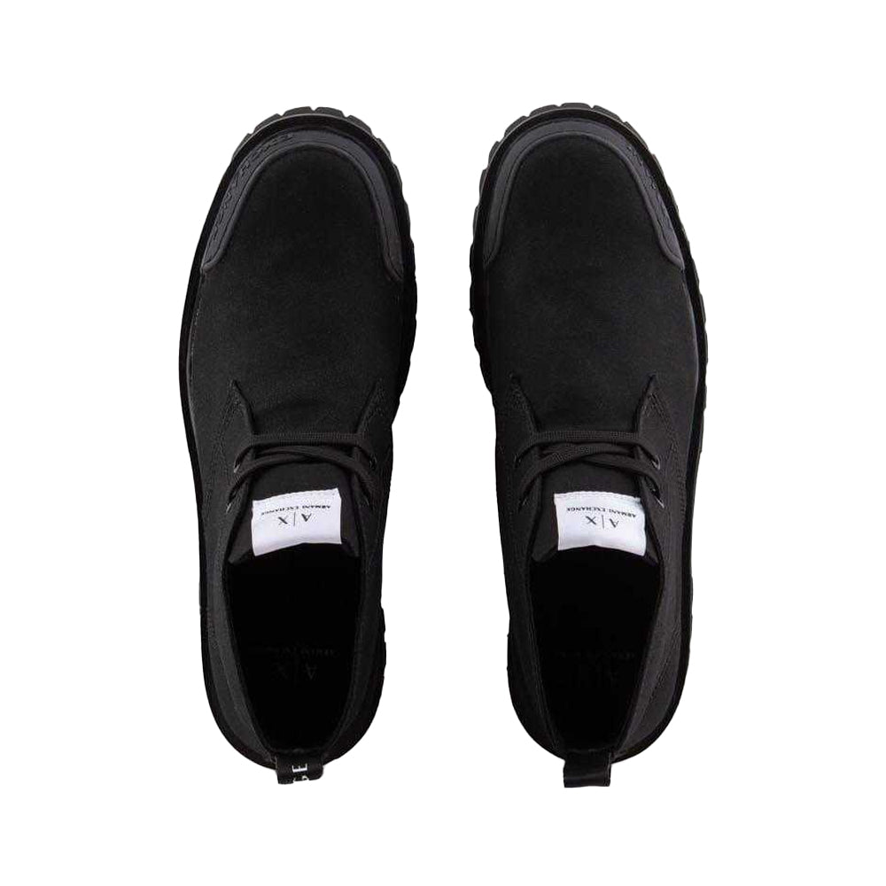 Black - Lifestyle - Armani Exchange Mens Boots