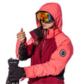 Red - Side - Trespass Womens-Ladies Ursula DLX Ski Jacket