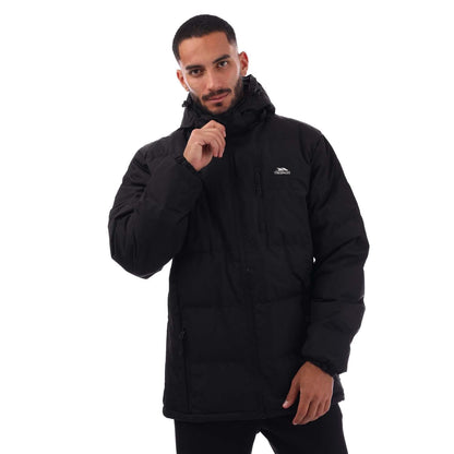 Black - Front - Trespass Mens Locked Padded Jacket