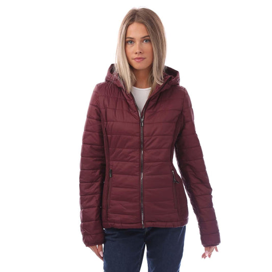 Purple - Front - Trespass Womens-Ladies Valerie Padded Jacket