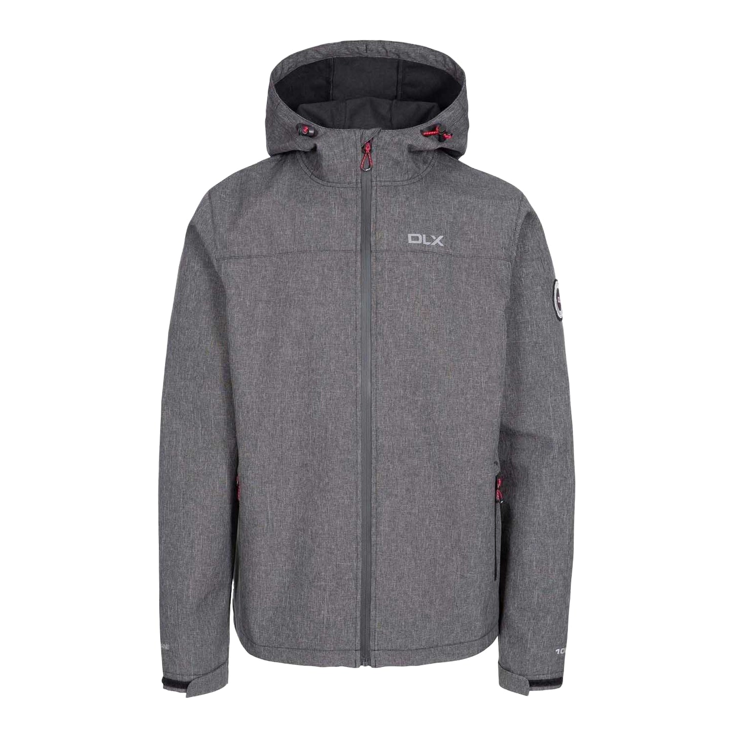 Black - Front - Trespass Mens Gabe DLX Soft Shell Jacket
