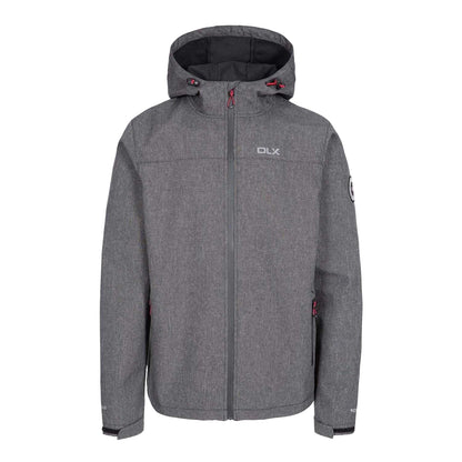 Black - Front - Trespass Mens Gabe DLX Soft Shell Jacket