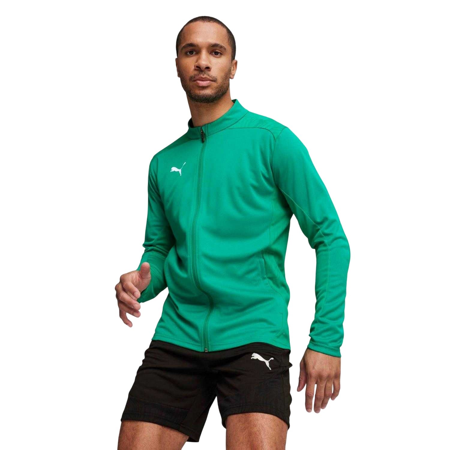Green - Side - Puma Mens TeamFinal Training Jacket