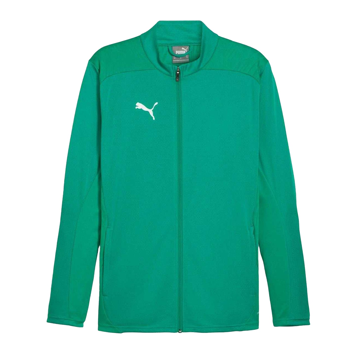Green - Front - Puma Mens TeamFinal Training Jacket