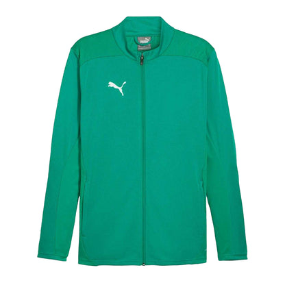 Green - Front - Puma Mens TeamFinal Training Jacket
