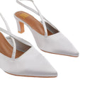 Gold - Back - Where´s That From Womens-Ladies Serna Pointed Low Block Heel Shoes