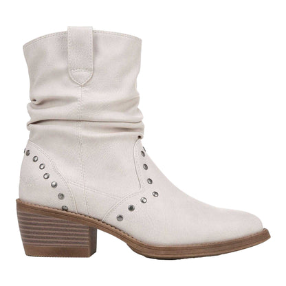 Off White - Lifestyle - Blowfish Malibu Womens-Ladies Rebel Western Slouch Boots
