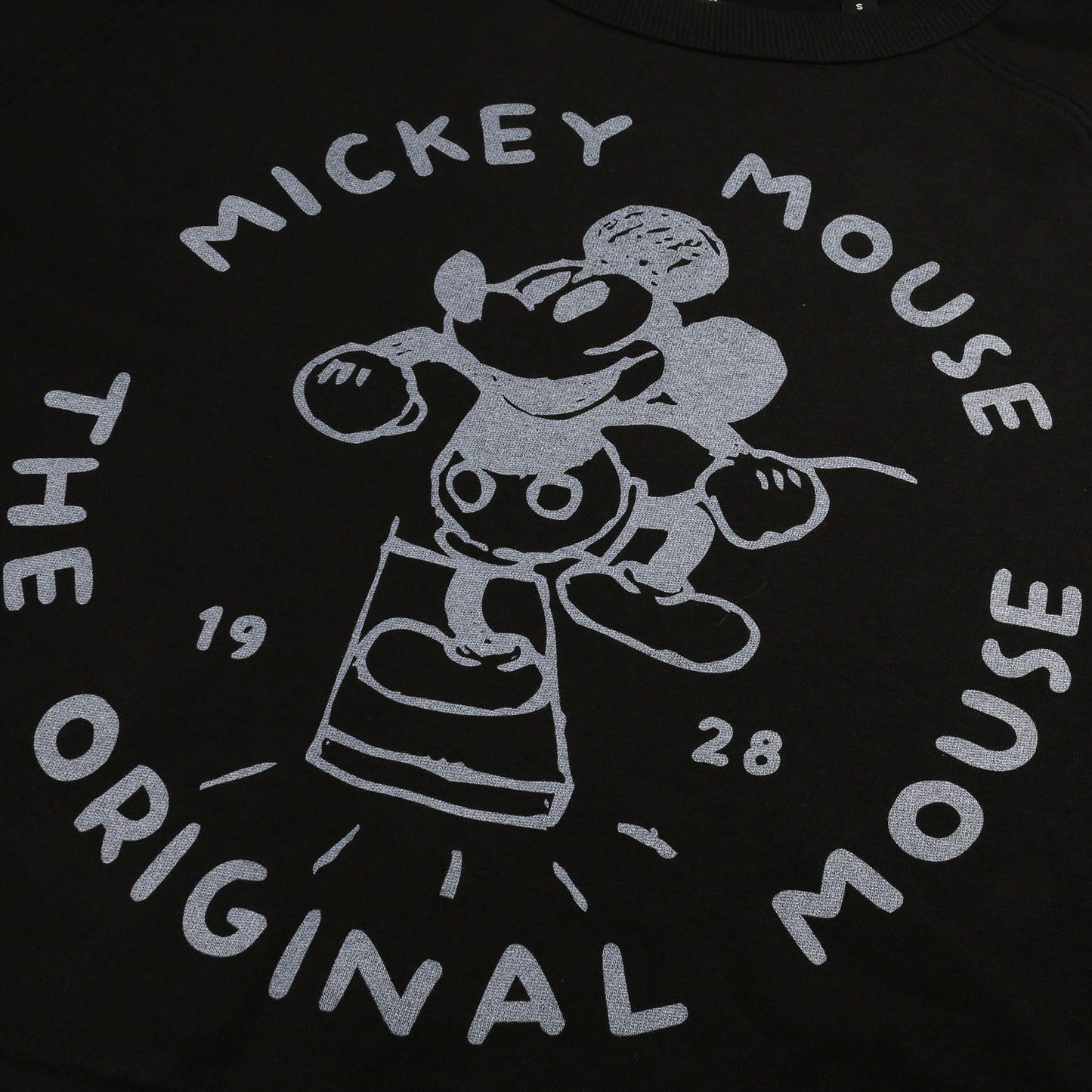 Black - Side - Disney Womens-Ladies The Original Mickey Mouse Sweatshirt