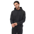 Charcoal - Front - DKNY Mens Blackwater Logo Hoodie