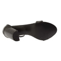 Black - Pack Shot - Where´s That From Womens-Ladies Barely There Strappy Block Heel Sandals