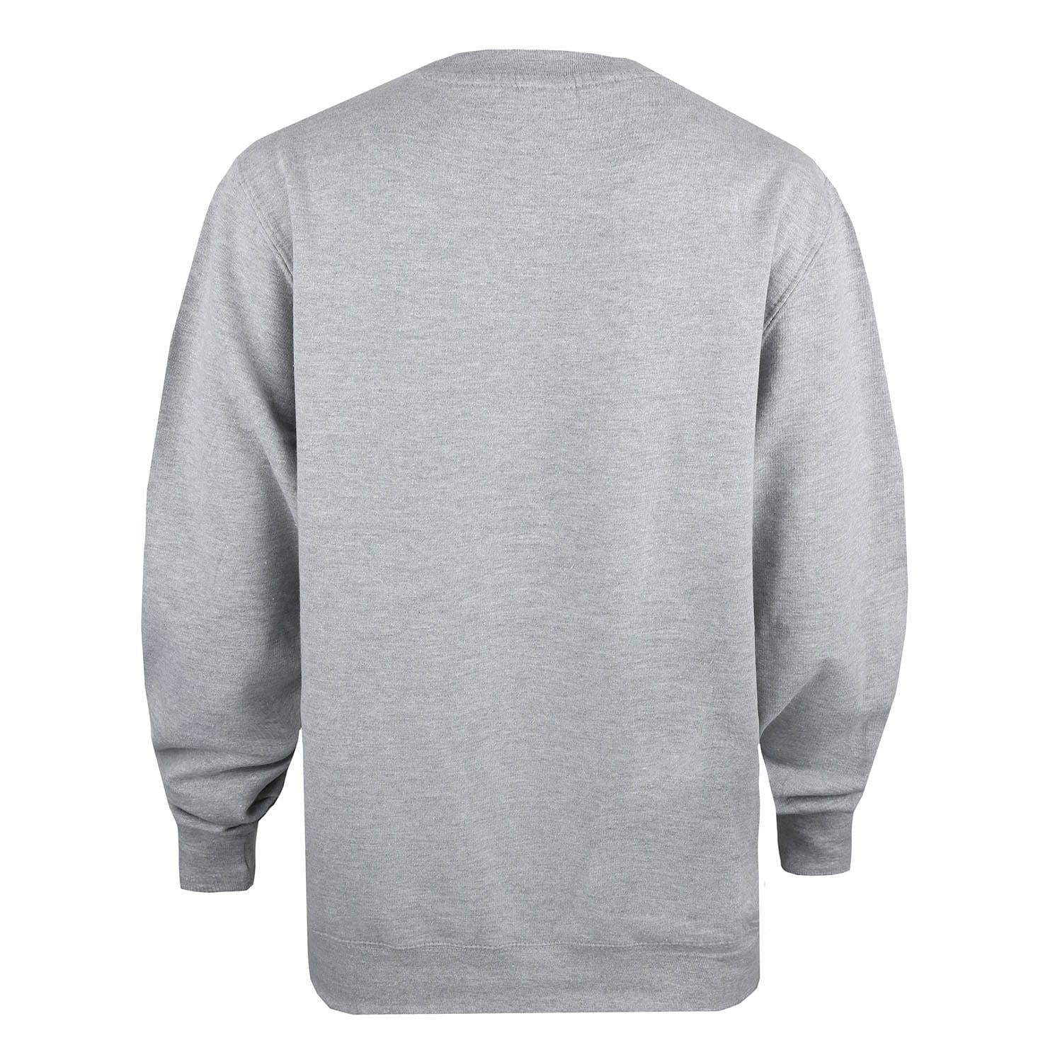 Grey-Black - Back - Disney Womens-Ladies Mickey Mouse Crew Neck Sweatshirt