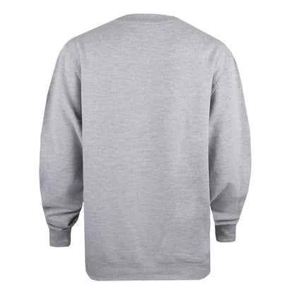 Grey-Black - Back - Disney Womens-Ladies Mickey Mouse Crew Neck Sweatshirt