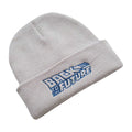 Grey - Side - Back To The Future Unisex Adult Logo Beanie