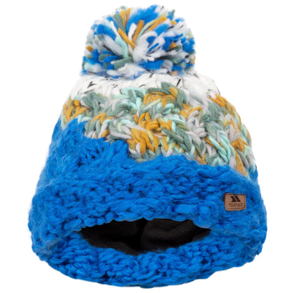 Blue - Front - Trespass Childrens-Kids Sprig Knitted Beanie