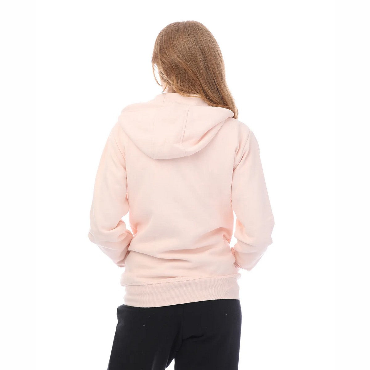 Pink - Back - Ellesse Womens-Ladies Henicea Regular Full Zip Hoodie