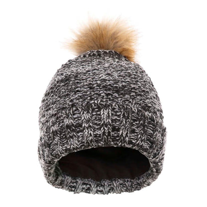 Black - Front - Trespass Unisex Adult Kellisa Beanie