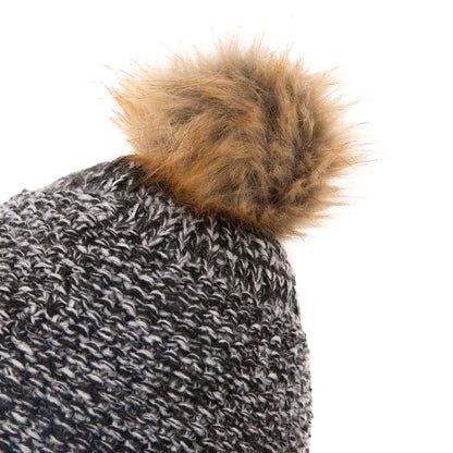 Black - Side - Trespass Unisex Adult Kellisa Beanie