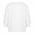 White - Back - Armani Exchange Womens-Ladies Crew Neck Sweatshirt