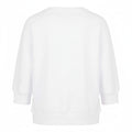 White-White - Back - Armani Exchange Womens-Ladies Crew Neck Sweatshirt