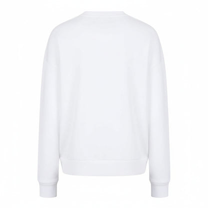 White - Back - Armani Exchange Womens-Ladies Crew Neck Sweatshirt