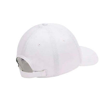 Cream - Back - Lacoste Embroidered Gabardine Baseball Cap