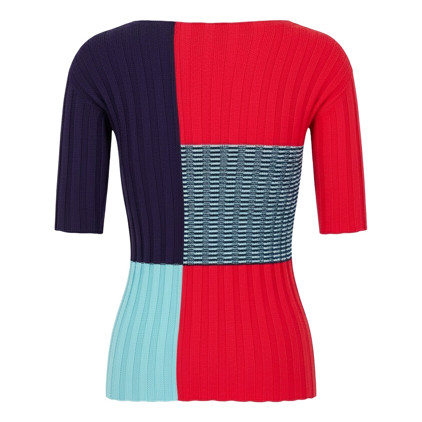 Red-Blue - Back - Emporio Armani Womens-Ladies Sweatshirt