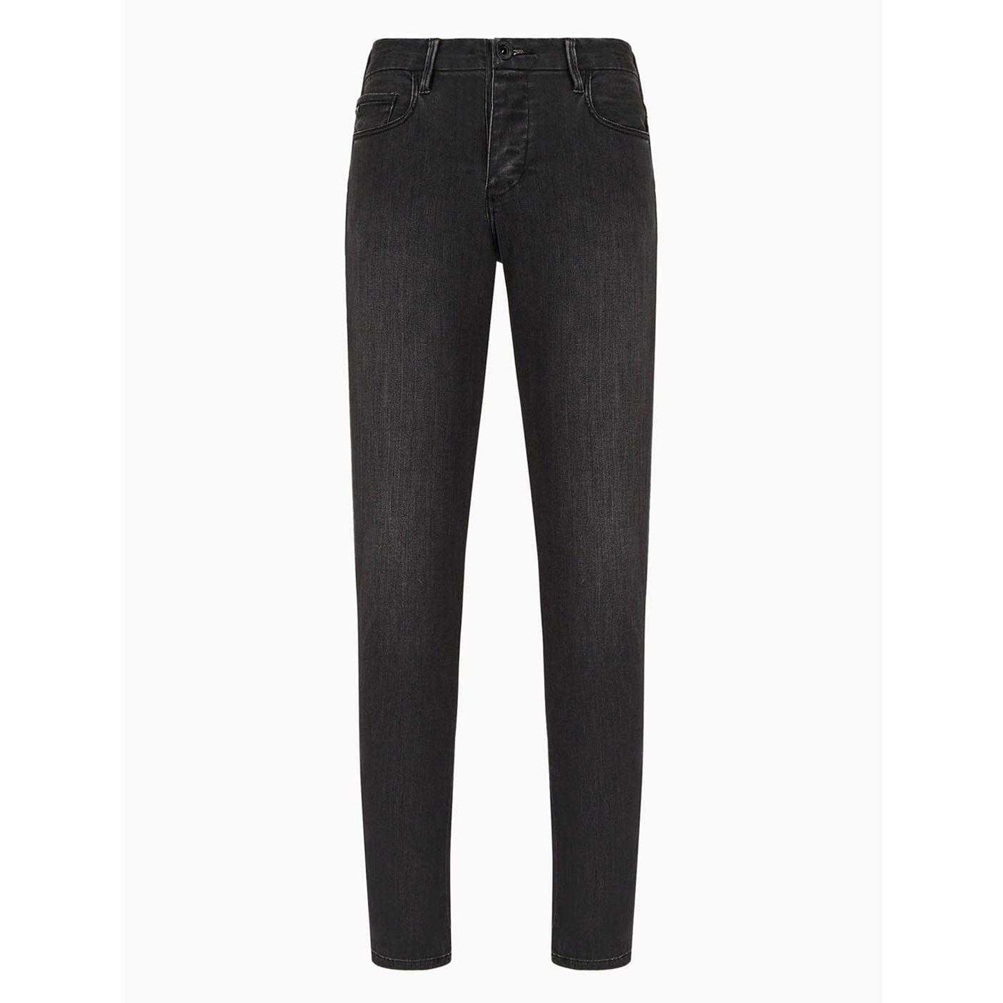Black - Front - Emporio Armani Mens J11 Skinny Jeans