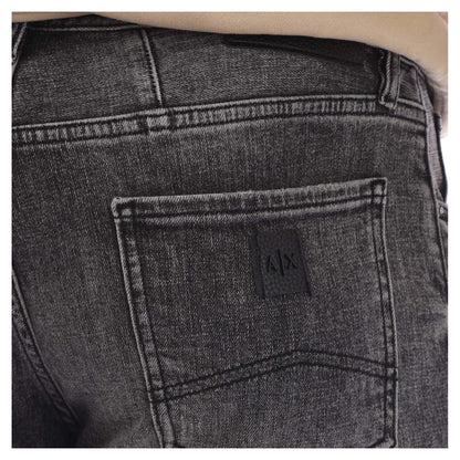 Grey - Side - Armani Exchange Mens J13 Slim Jeans