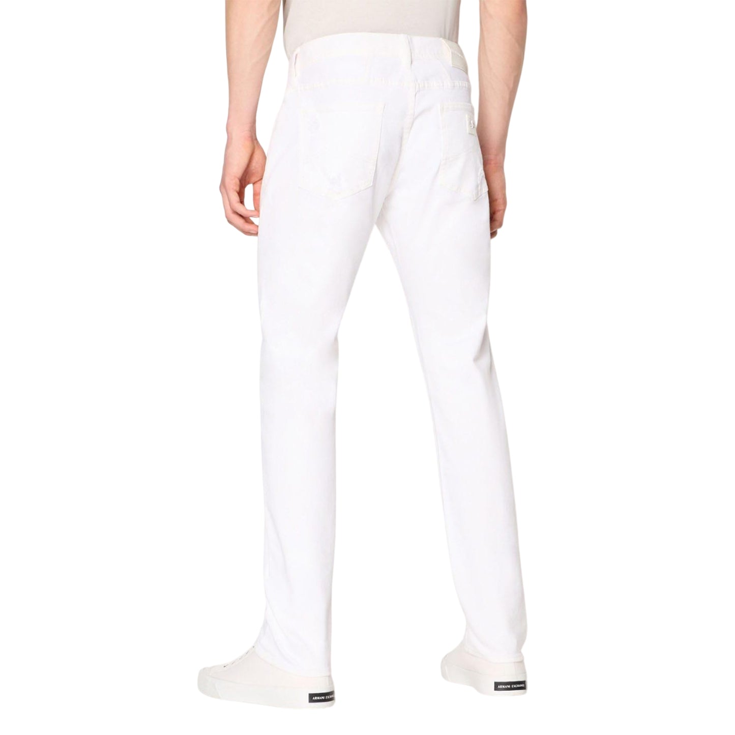 White - Back - Armani Exchange Mens J13 Slim Jeans