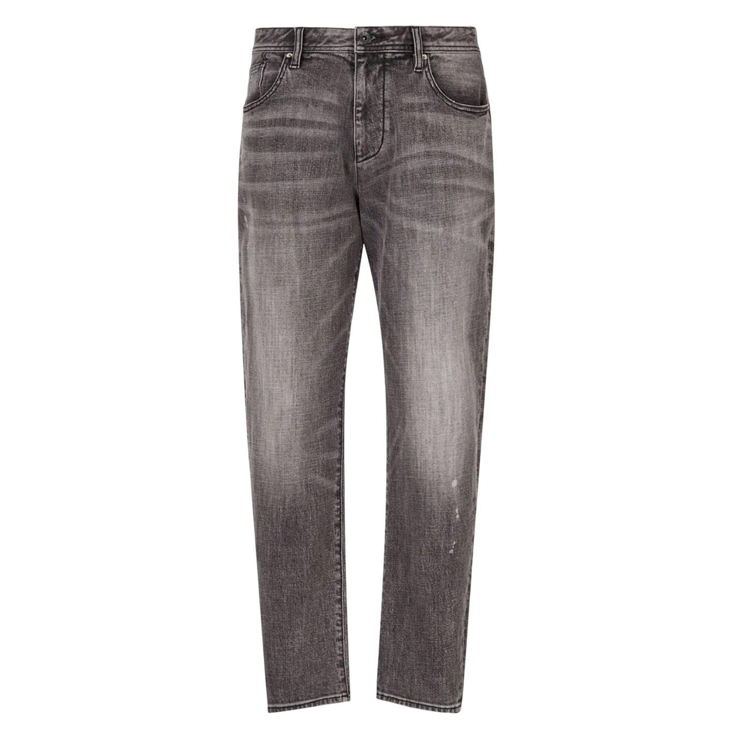 Grey - Front - Armani Exchange Mens J90 Carrot Fit Jeans