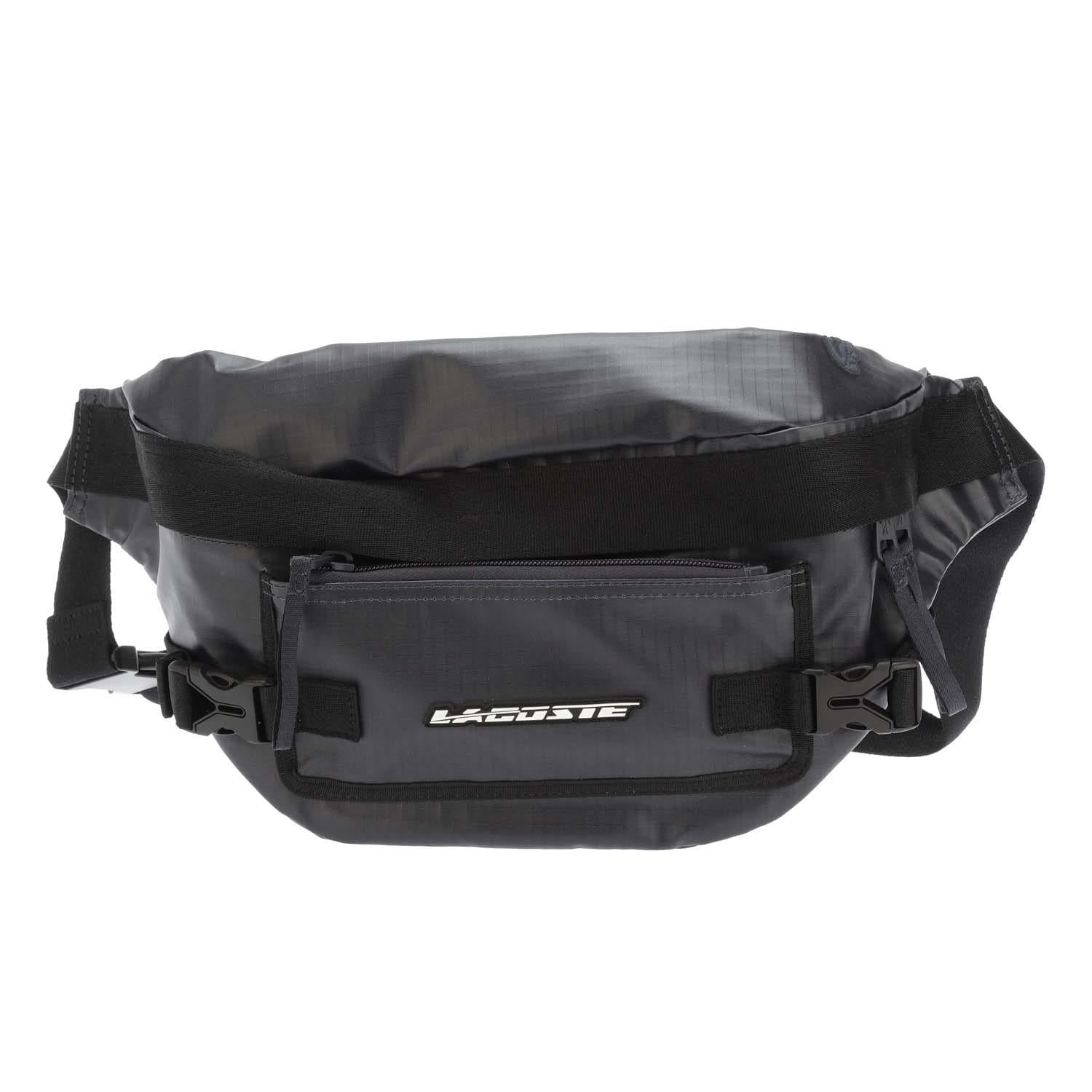 Black - Front - Lacoste Logo Waist Bag