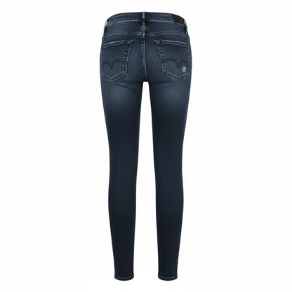 Indigo - Back - Armani Exchange Womens-Ladies J69 Super Skinny Jeans