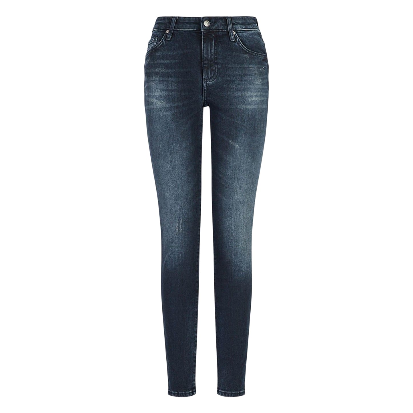Indigo - Front - Armani Exchange Womens-Ladies J69 Super Skinny Jeans