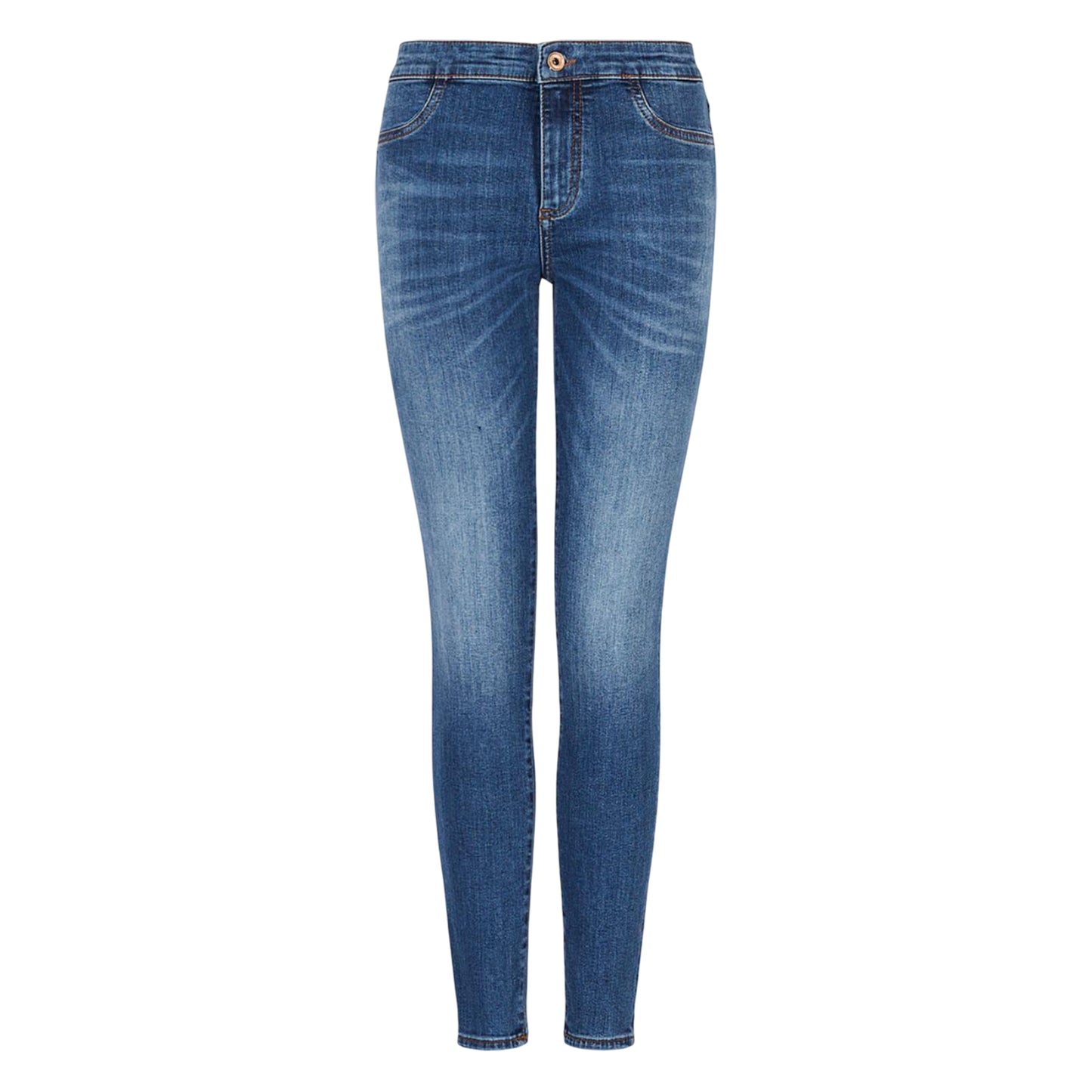 Indigo - Front - Armani Exchange Womens-Ladies J12 Lift Up Jeans
