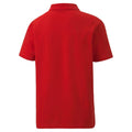 Red - Back - Puma Childrens-Kids Polo Shirt